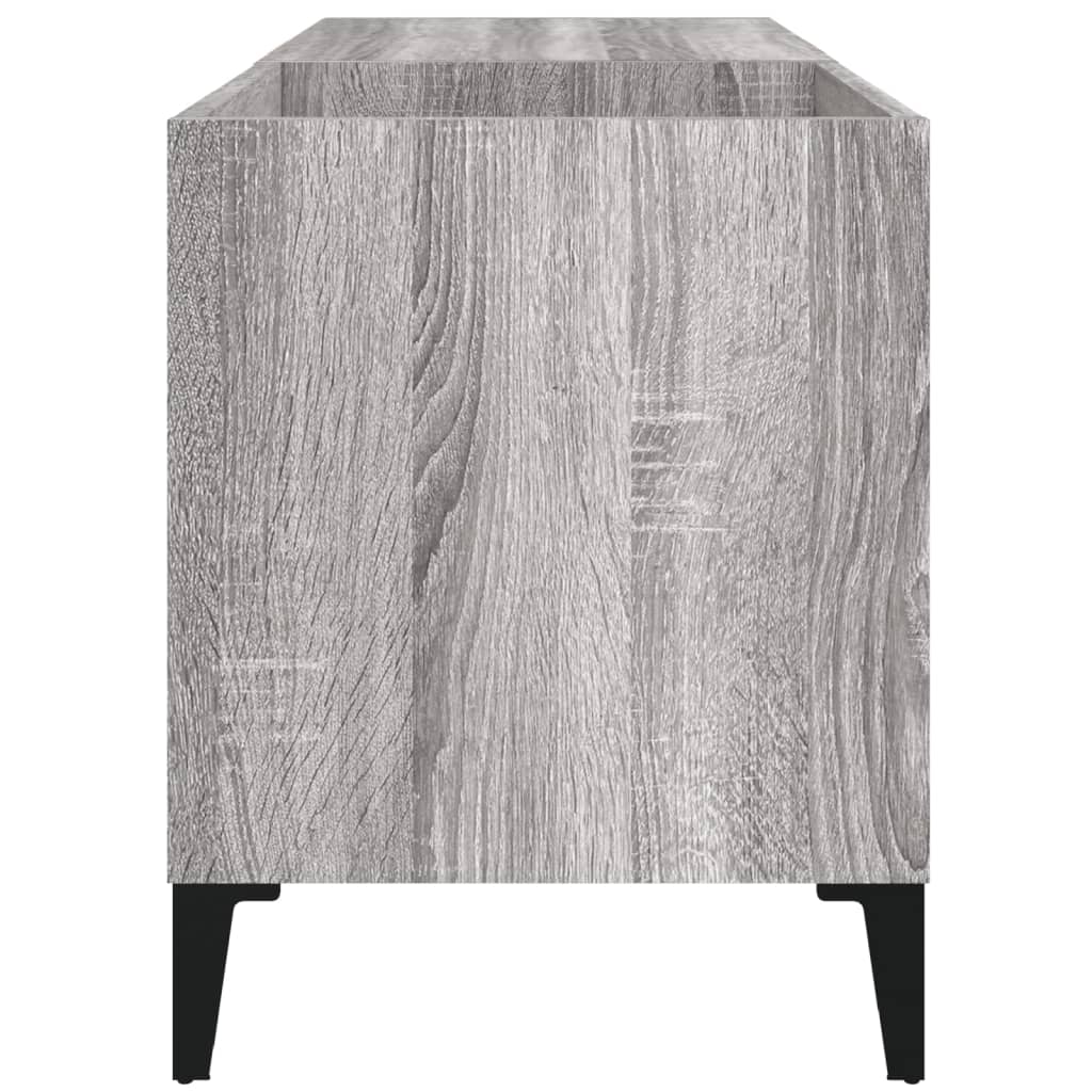 Dulap pentru discuri gri sonoma 84,5x38x48 cm lemn prelucrat