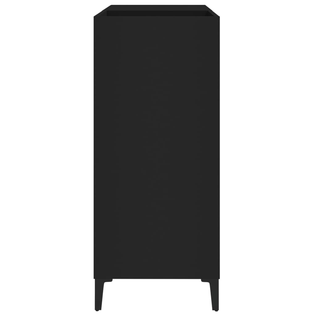 Dulap pentru discuri negru 84,5x38x89 cm lemn compozit