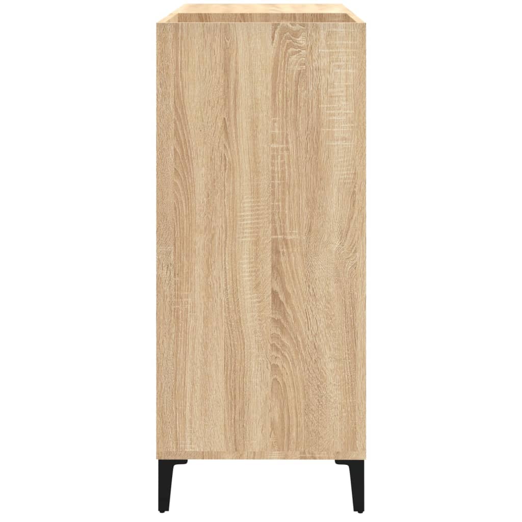 Dulap pentru discuri stejar sonoma 84,5x38x89 cm lemn compozit