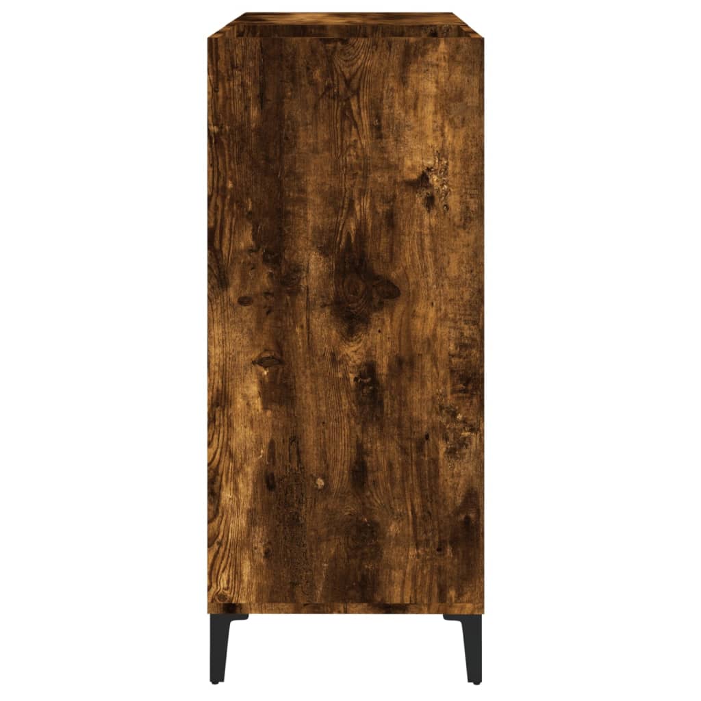 Dulap pentru discuri stejar fumuriu 84,5x38x89 cm lemn compozit