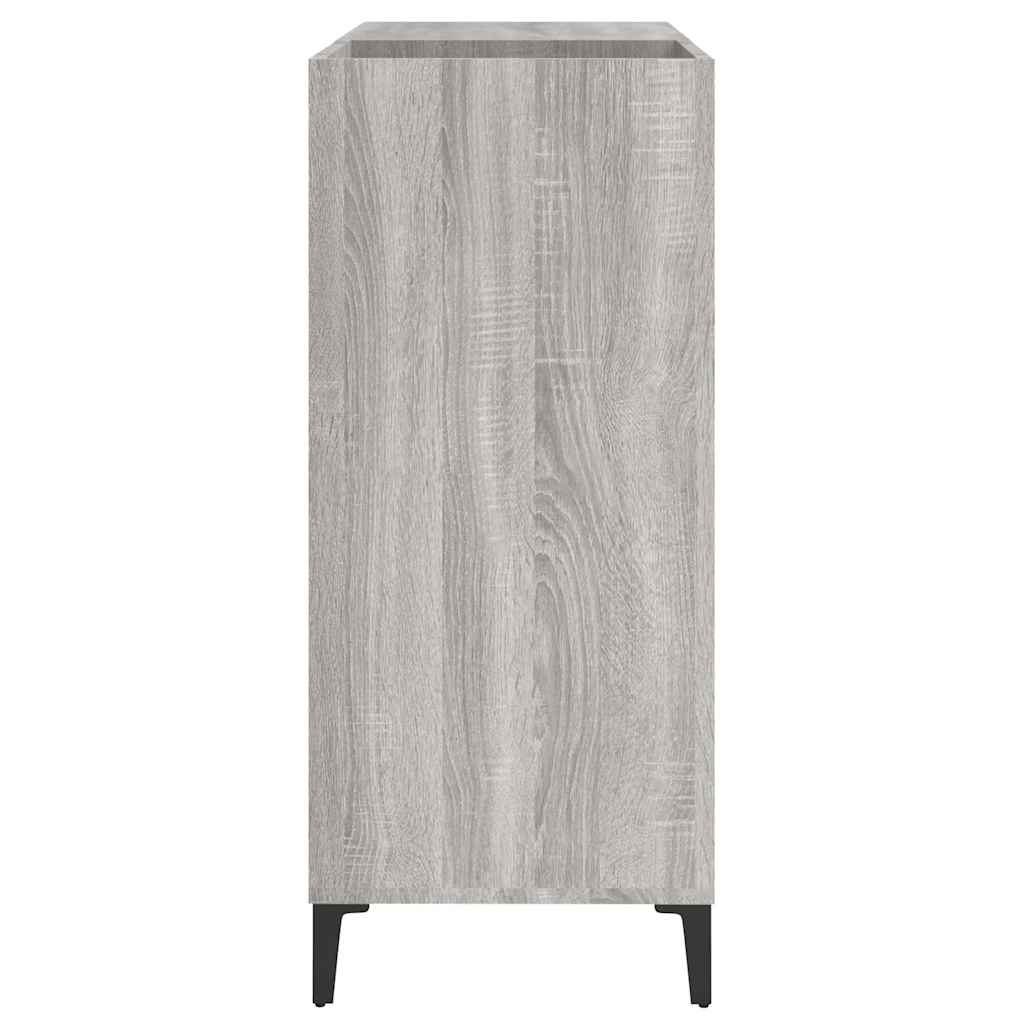 Dulap pentru discuri gri sonoma 84,5x38x89 cm lemn compozit