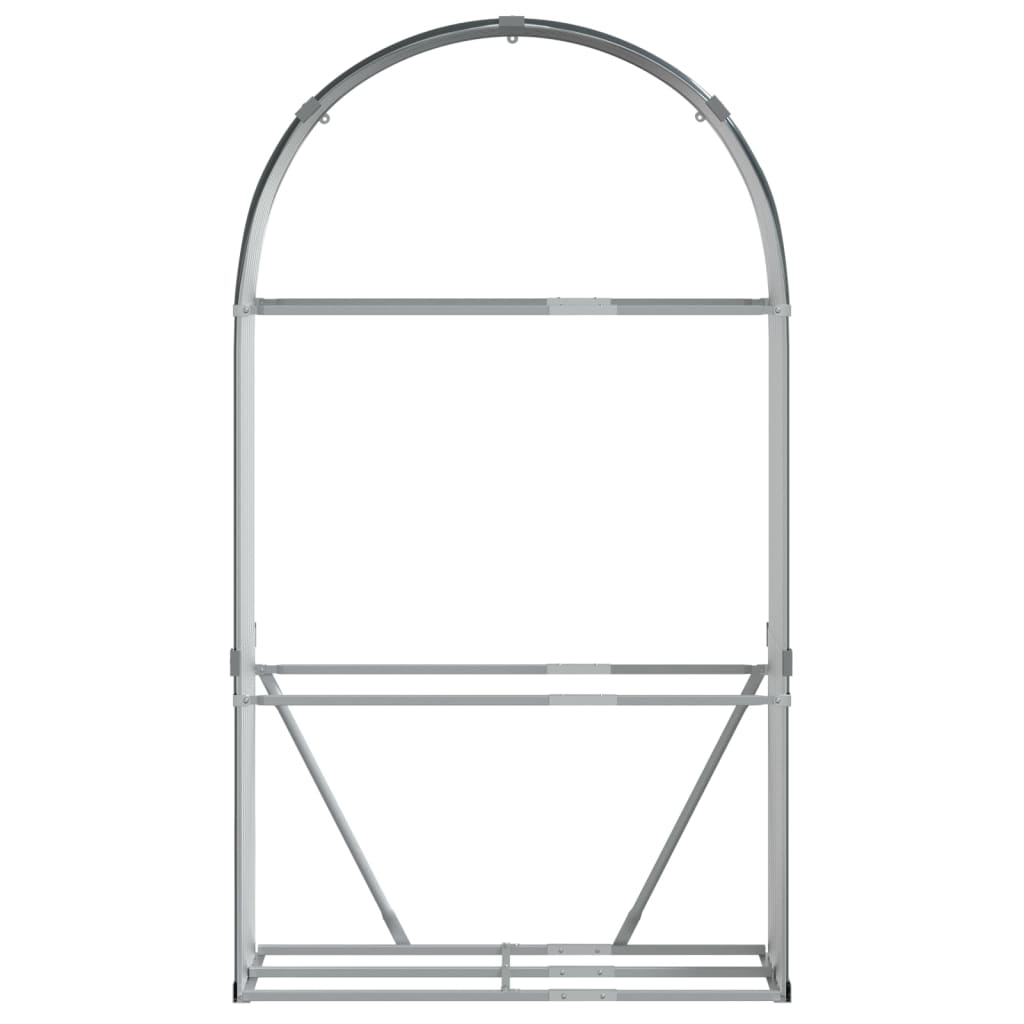 Suport de bușteni, antracit, 120x45x210 cm, oțel galvanizat