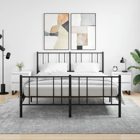 Noptiere, 2 buc., alb, 40x35x50 cm, lemn compozit