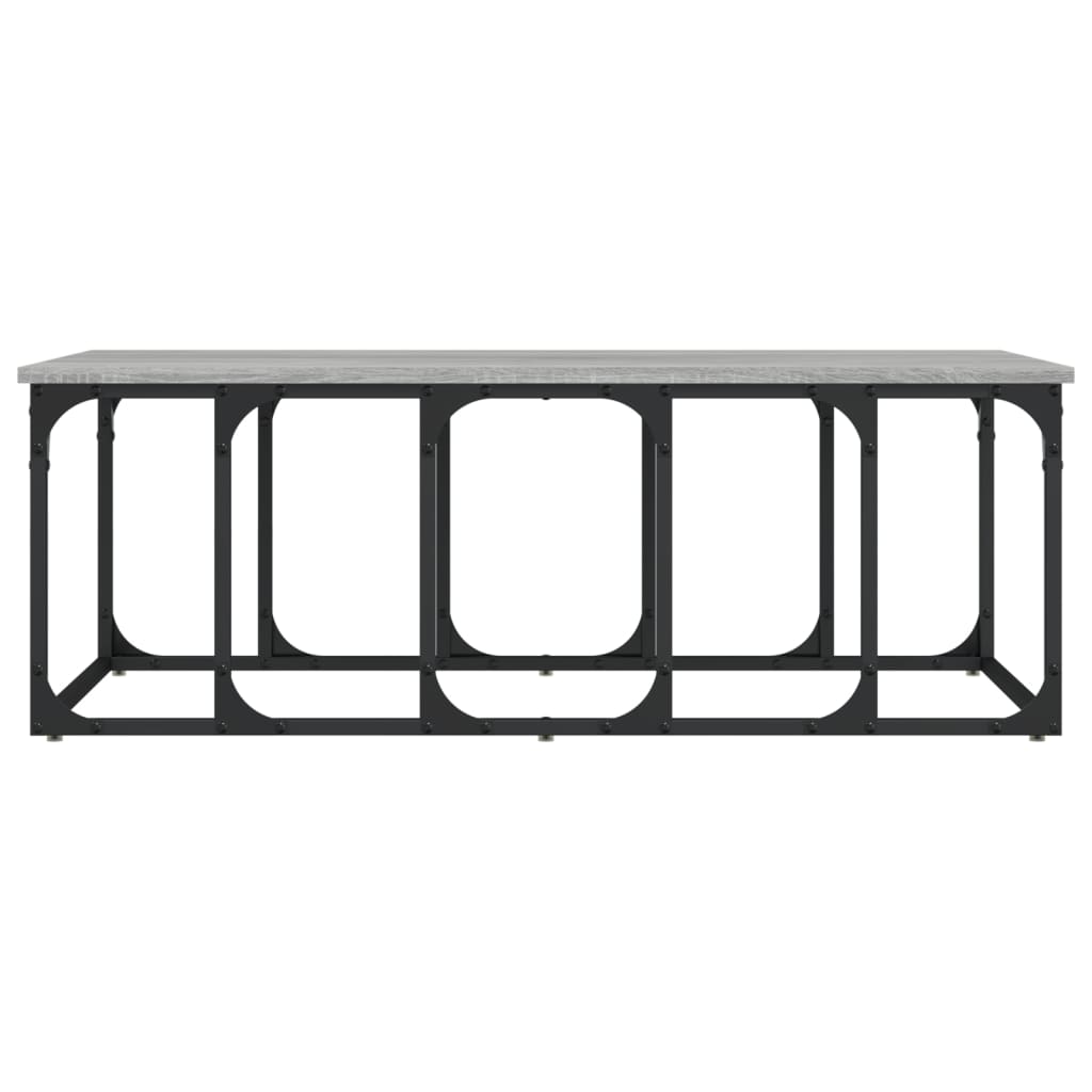 Măsuță de cafea, gri sonoma, 100x50x35,5 cm, lemn prelucrat