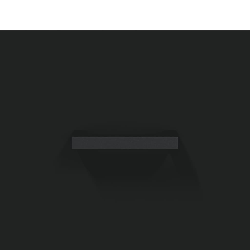 Dulap TV, negru, 150x36x30 cm, lemn prelucrat