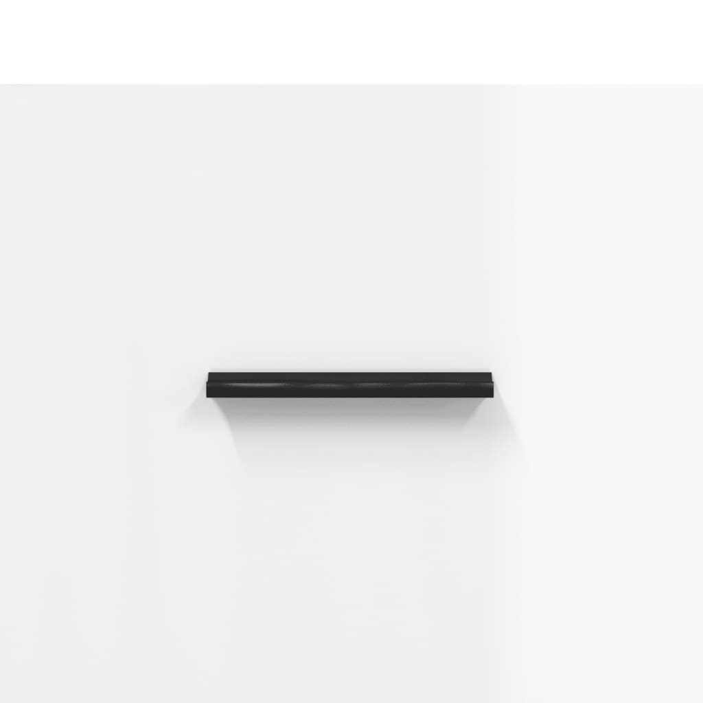 Comodă TV, alb extralucios, 150x36x30 cm, lemn prelucrat