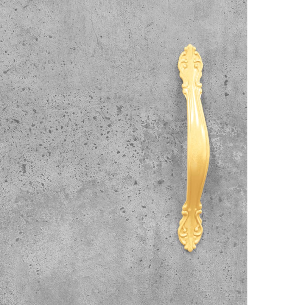 Birou, gri beton, 140x50x75 cm, lemn compozit