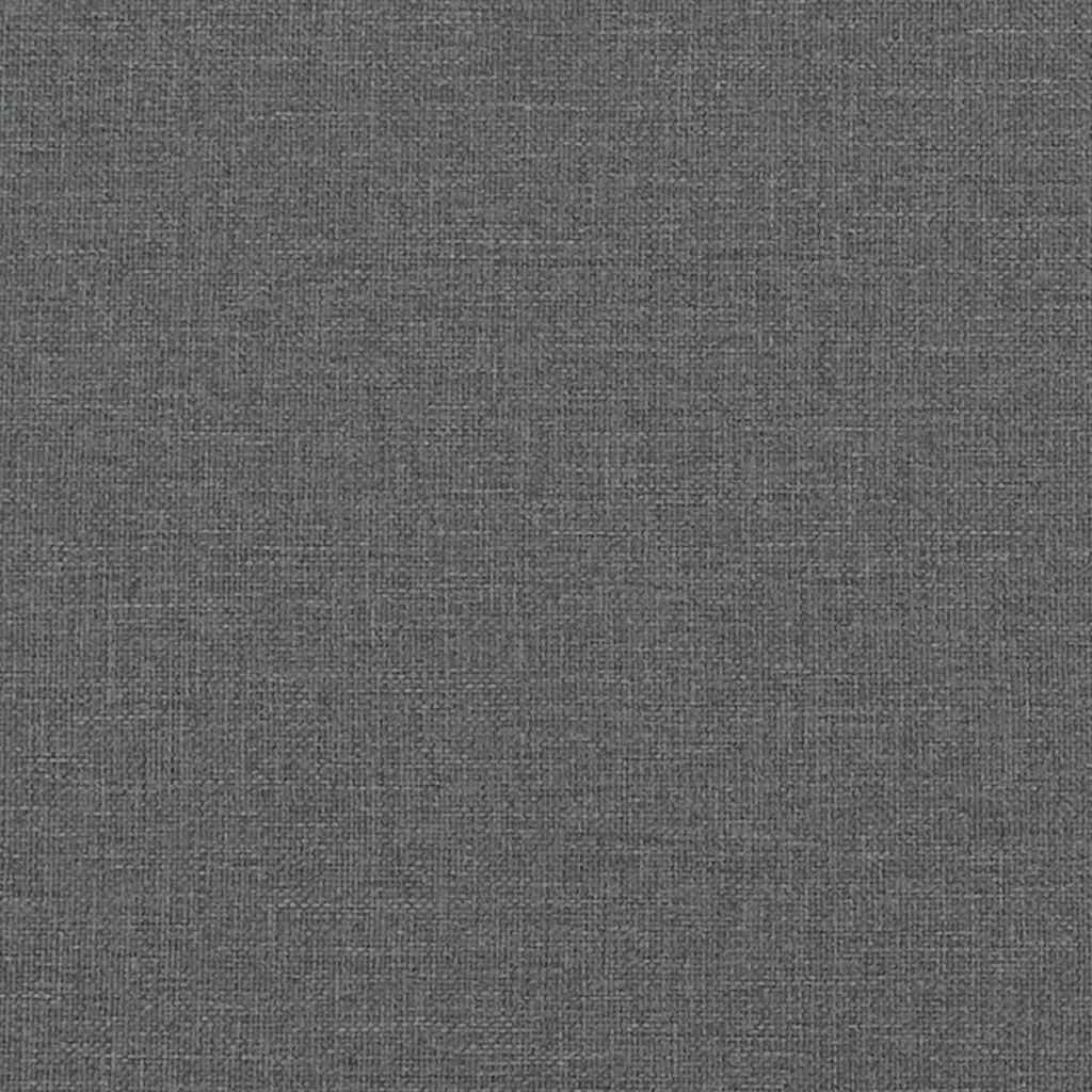 Canapea extensibilă 2 în 1, gri închis, 112x174x55 cm, textil