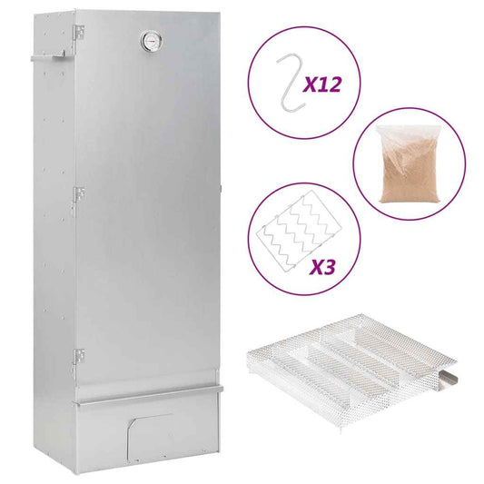 Afumătoare cuptor/grătar, generator fum rece, oțel galvanizat