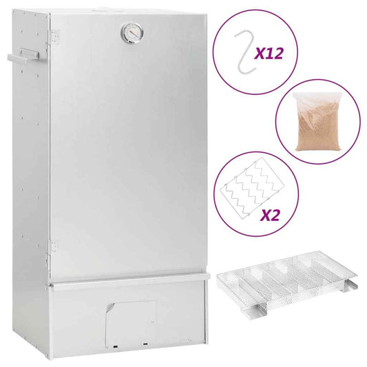 Afumătoare cuptor/grătar, generator fum rece, oțel galvanizat