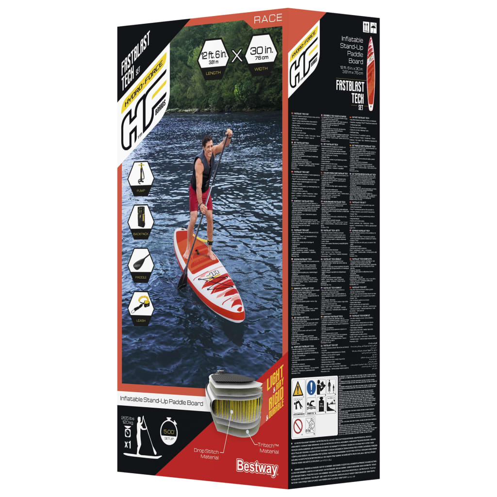 Bestway Set SUP Hydro-Force Fastblast Tech, 381x76x15 cm