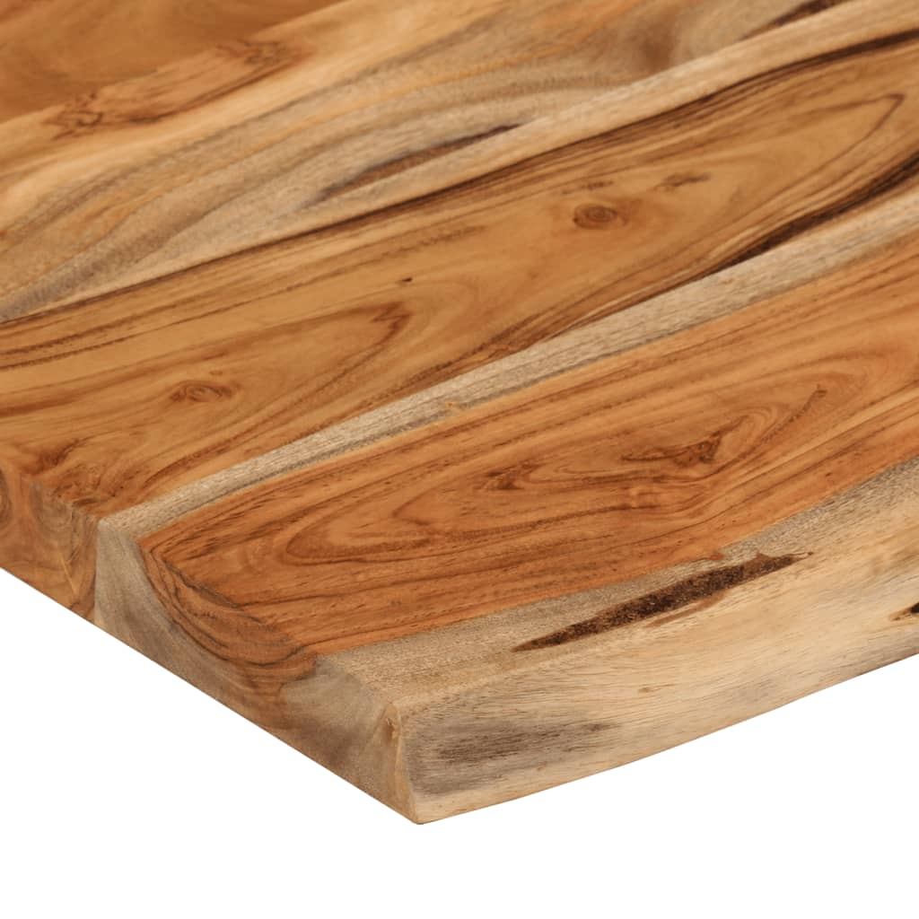 Raft perete 50x30x2,5 cm dreptunghiular lemn acacia margine vie