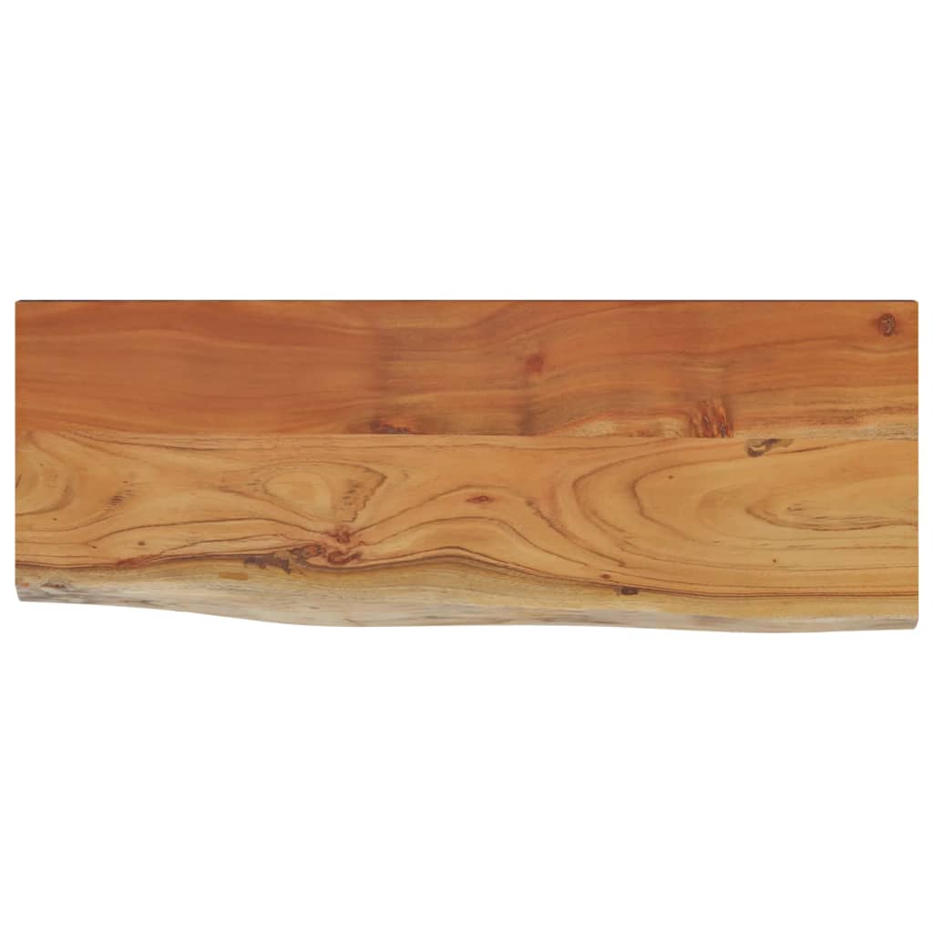 Raft perete 70x30x2,5 cm dreptunghiular lemn acacia margine vie