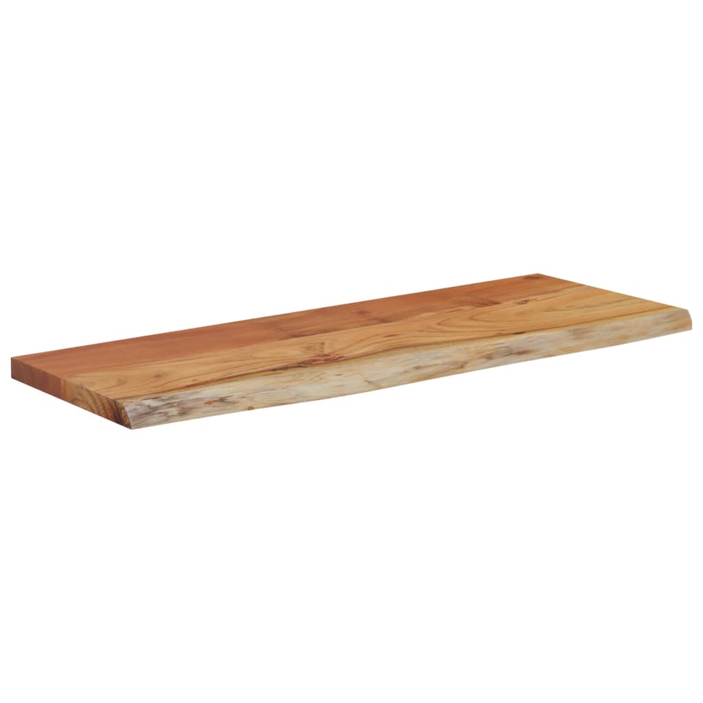 Raft perete 70x30x2,5 cm dreptunghiular lemn acacia margine vie