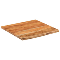 Raft perete 40x40x2,5 cm pătrat lemn masiv acacia margine vie