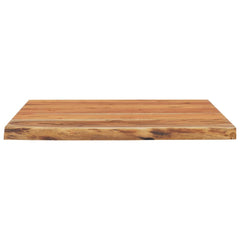 Raft perete 40x40x2,5 cm pătrat lemn masiv acacia margine vie