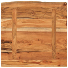 Raft perete 40x40x2,5 cm pătrat lemn masiv acacia margine vie