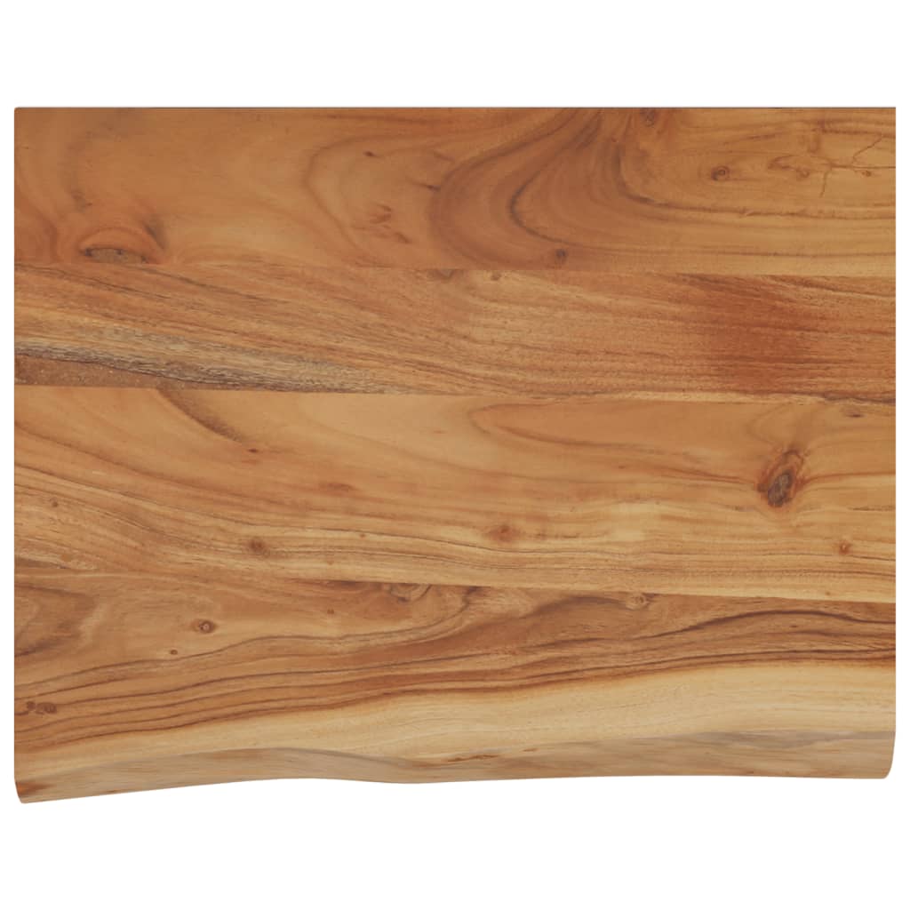 Raft perete 50x40x2,5 cm dreptunghiular lemn acacia margine vie