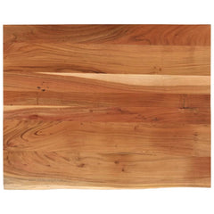 Blat birou 90x80x2,5 cm dreptunghiular lemn acacia margine vie