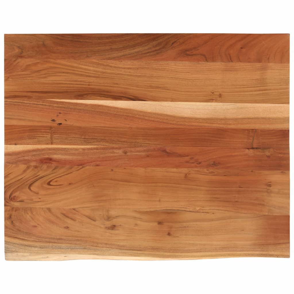 Blat birou 100x80x2,5 cm dreptunghiular lemn acacia margine vie