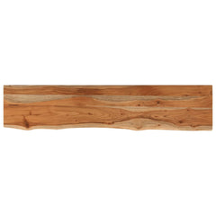 Raft perete 100x20x3,8cm dreptunghiular lemn acacia margine vie