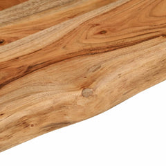 Raft perete 100x20x3,8cm dreptunghiular lemn acacia margine vie