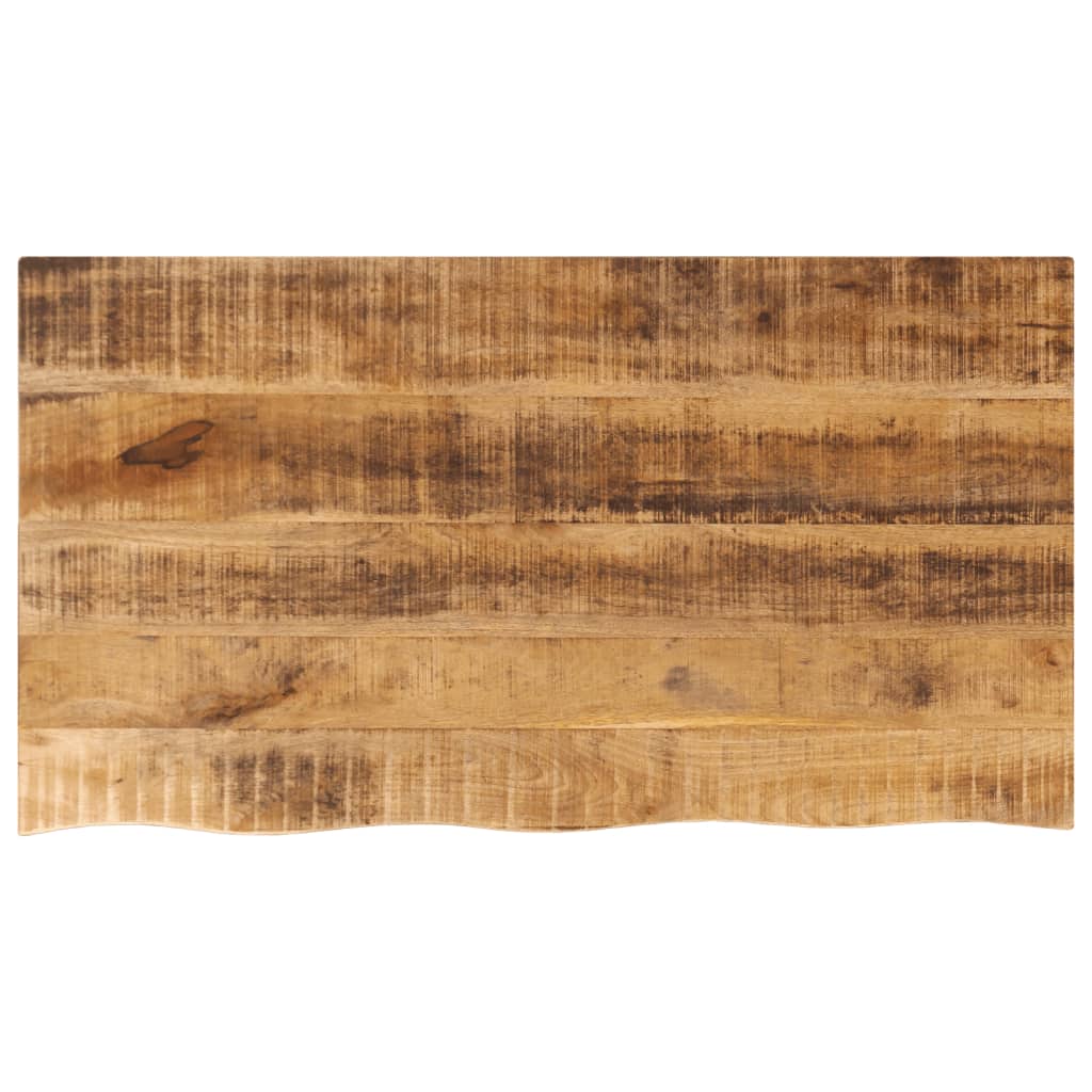 Blat de masă margine naturală, 100x60x2,5 cm, lemn masiv mango