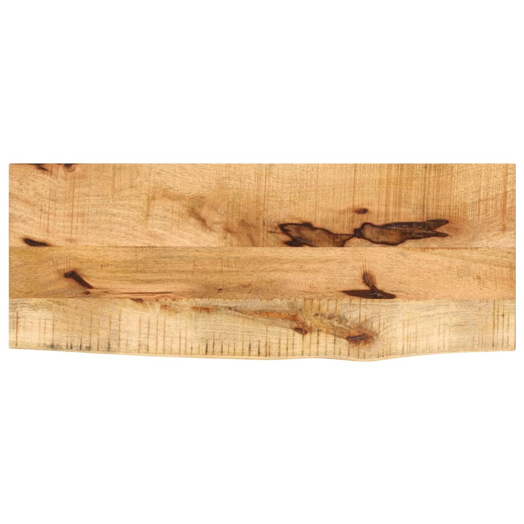 Blat de masă margine naturală, 80x30x3,8 cm, lemn masiv mango