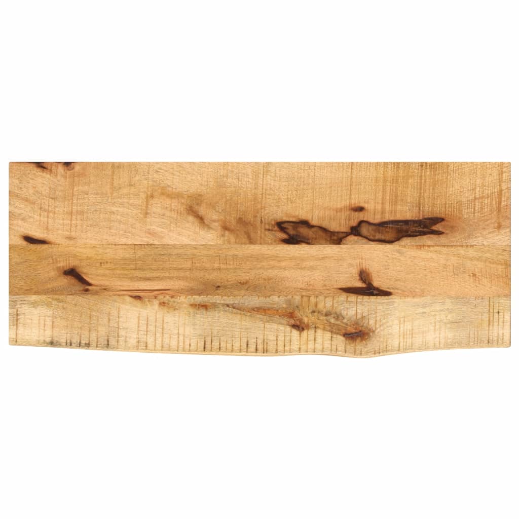 Blat de masă margine naturală, 90x30x3,8 cm, lemn masiv mango