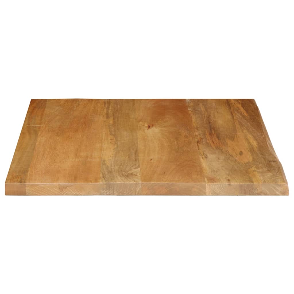 Blat de masă contur organic 60x60x2,5 cm lemn masiv de mango