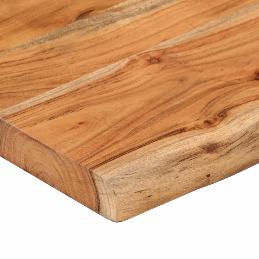 Blat masă 90x40x2,5 cm dreptunghiular lemn acacia margine vie