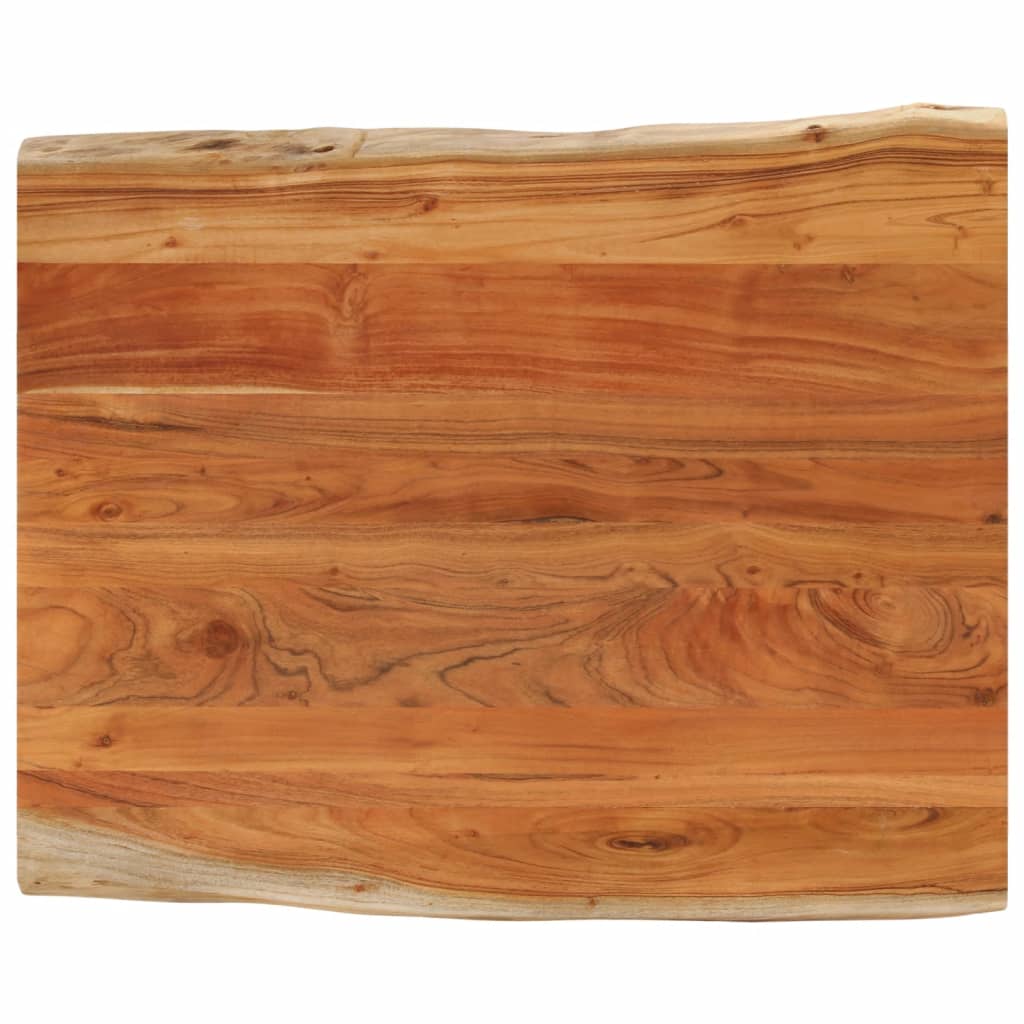 Blat masă 90x80x3,8 cm dreptunghiular lemn acacia margine vie