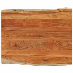 Blat masă 90x80x3,8 cm dreptunghiular lemn acacia margine vie