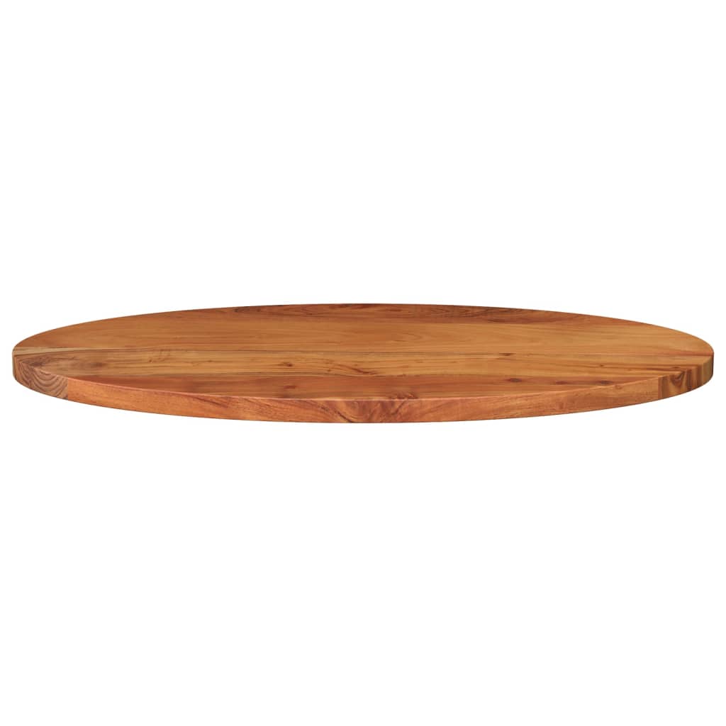 Blat de masă oval, 100x40x2,5 cm, lemn masiv de acacia