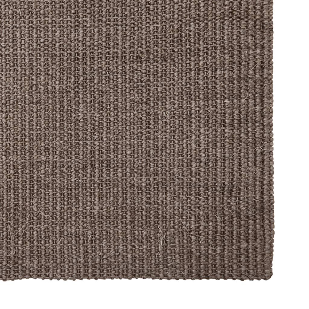 Covor din sisal pentru ansamblu de zgâriat, maro, 66x350 cm