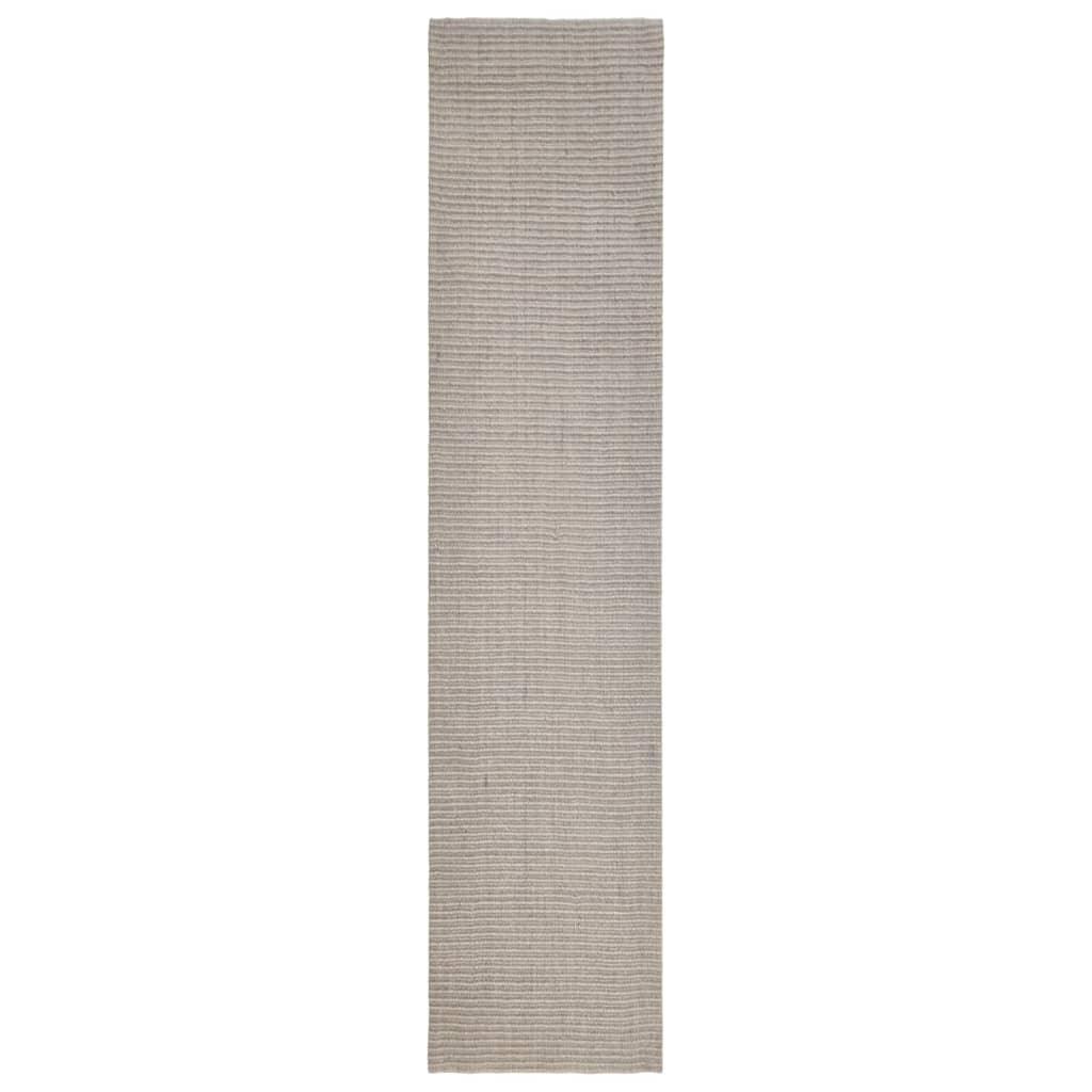 Covor din sisal pentru ansamblu de zgâriat, nisipiu, 66x300 cm