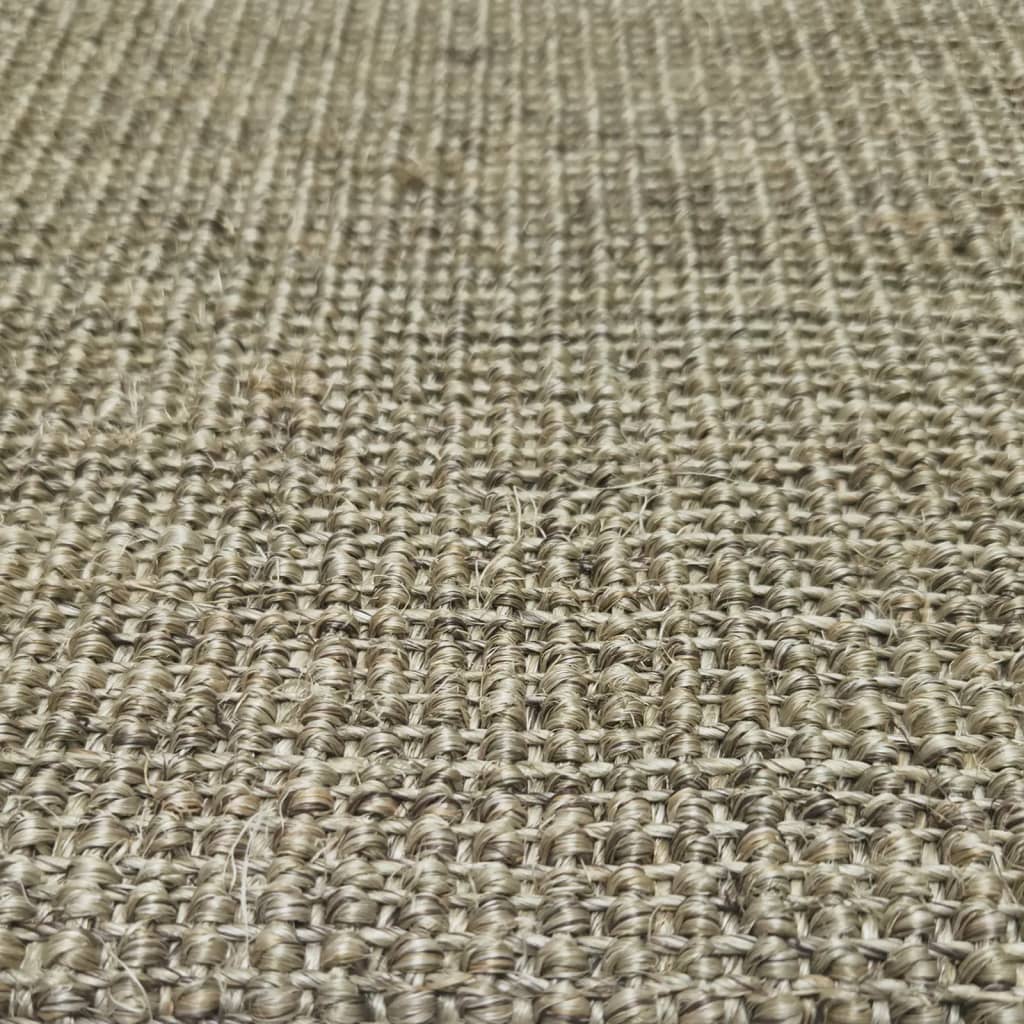 Covor din sisal pentru stâlp de zgâriat, gri taupe, 66x350 cm