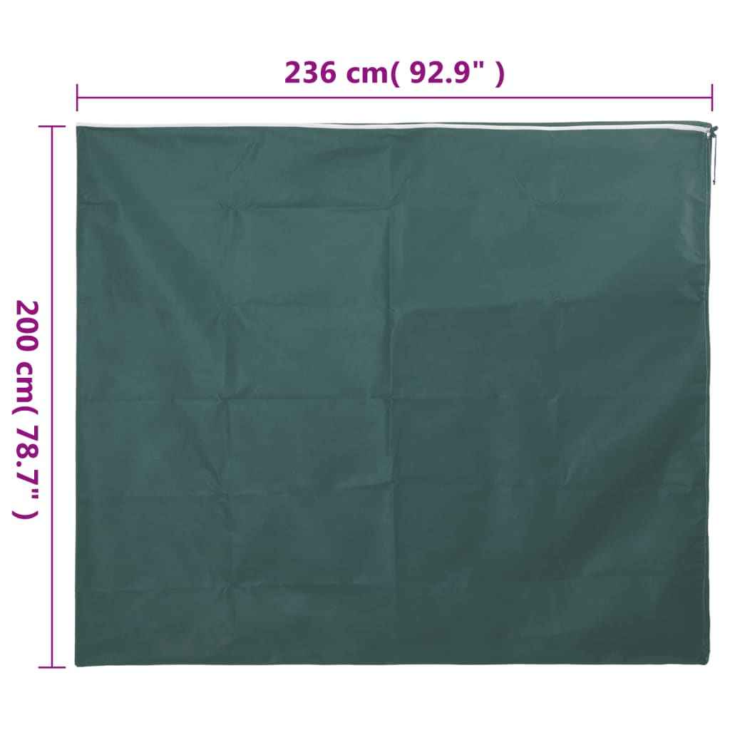 Huse pentru plante din fleece cu fermoar 2 buc 70 g/m² 2,36x2 m
