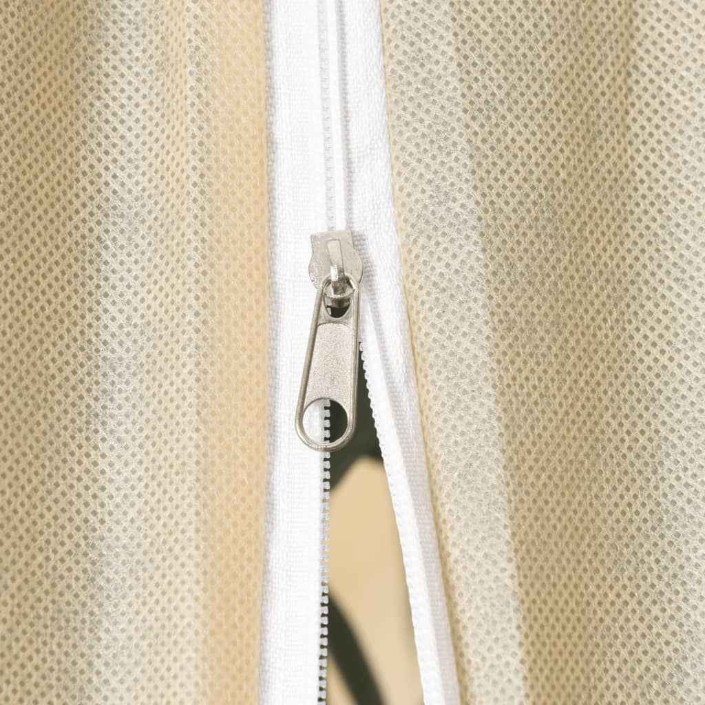 Protecții fleece pt plante, fermoar, 10 buc, 70 g/m² 1,2x1,8 m