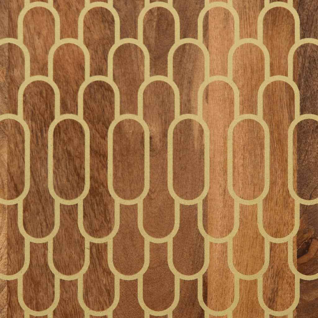 Noptieră, 50x33x60 cm, lemn masiv de mango