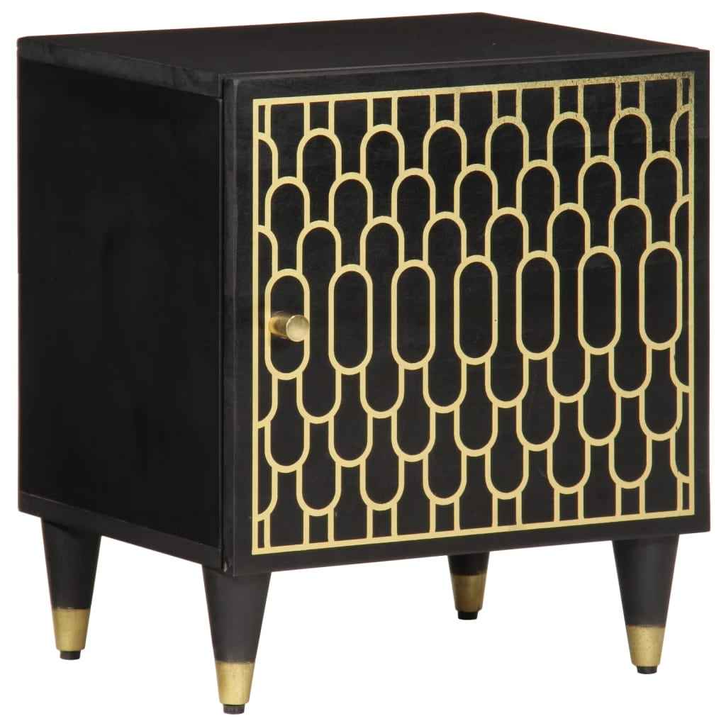 Noptieră, 40x33x46 cm, lemn masiv de mango