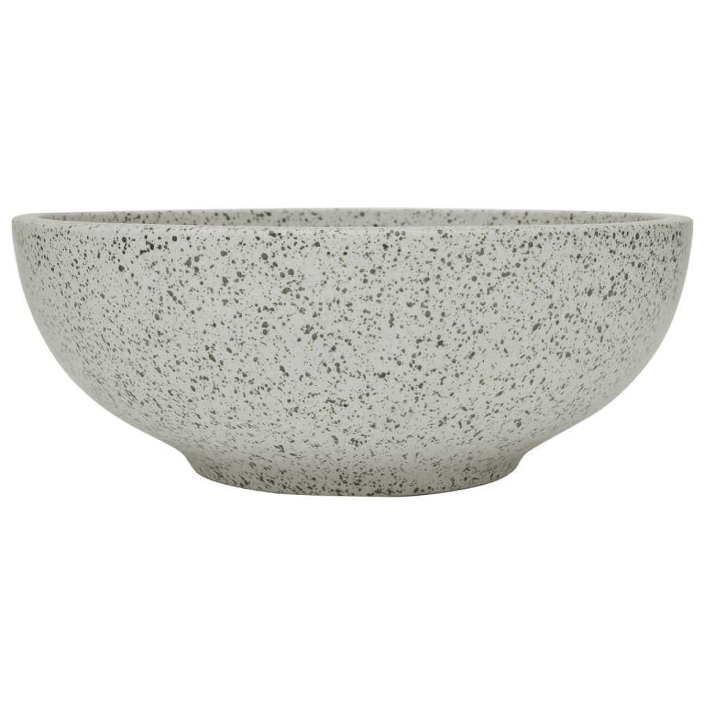Lavoar de blat, gri, rotund, Φ41x14 cm, ceramică