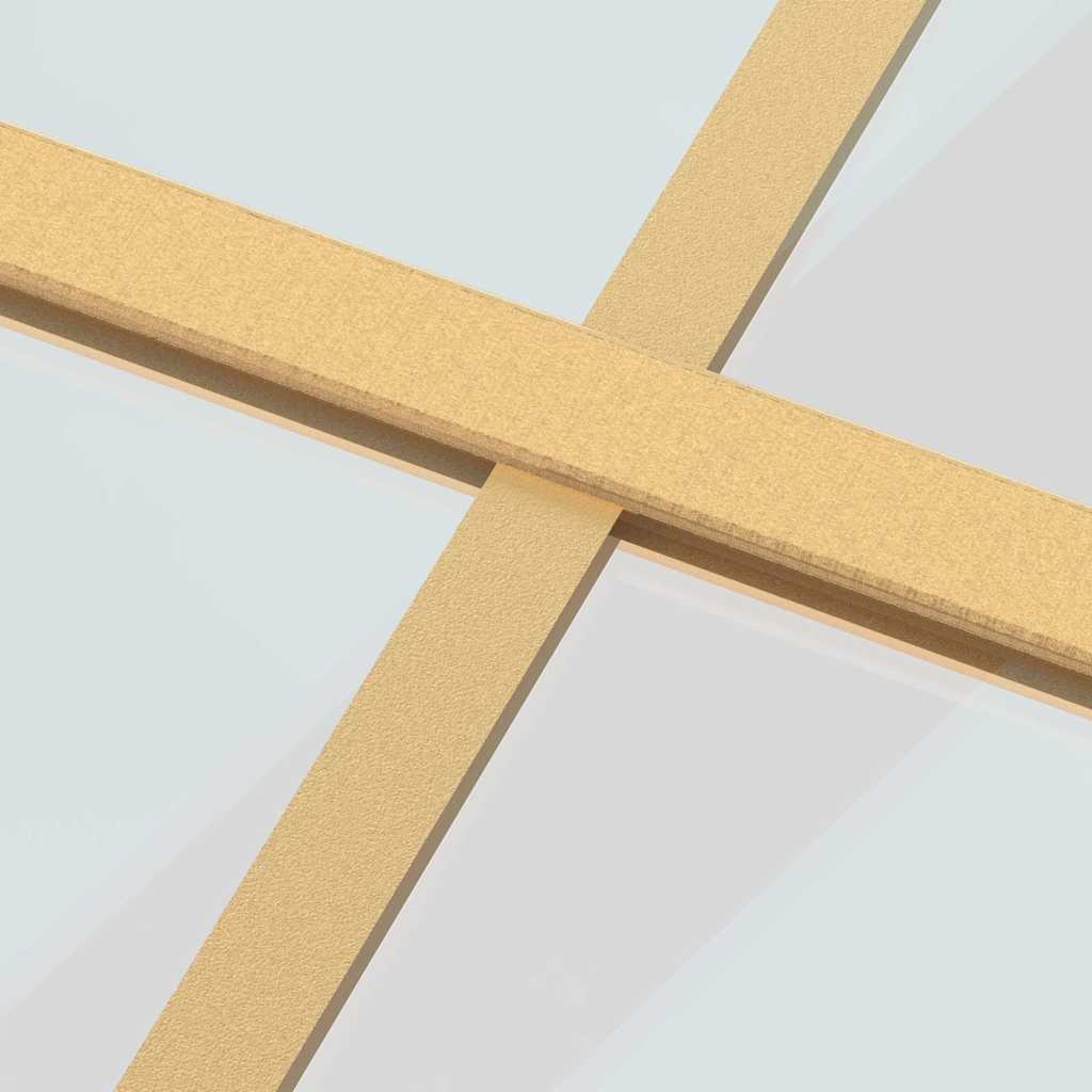 Ușă glisantă auriu 76x205 cm sticlă ESG transparentă/aluminiu