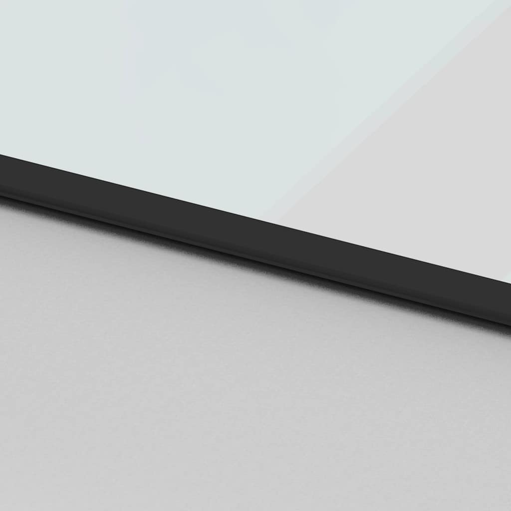 Ușă glisantă, negru, 102,5x205 cm, sticlă securizată/aluminiu