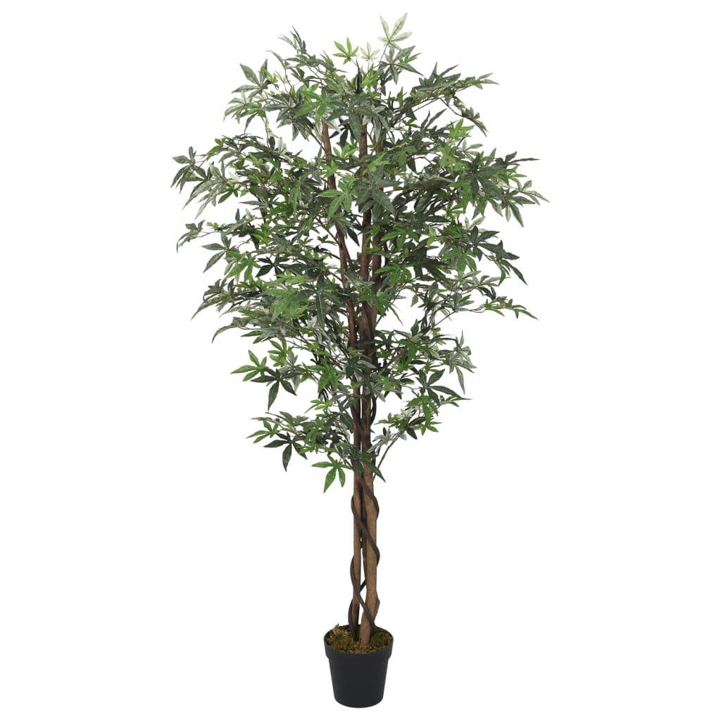 Arbore de arțar artificial 336 de frunze 120 cm verde