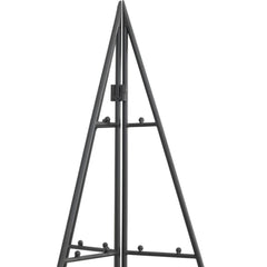 Brad de Crăciun din metal pentru decor, negru, 180 cm