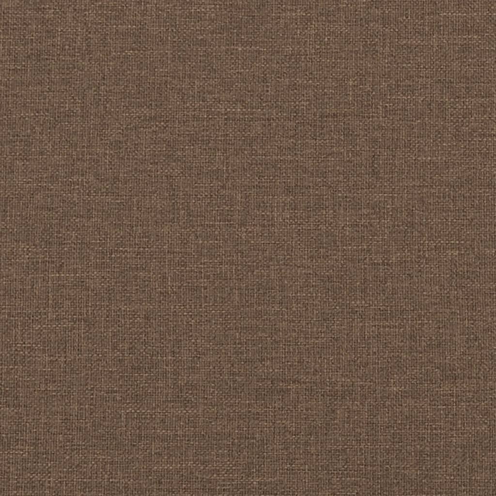 Canapea cu 2 locuri, maro, 120 cm, material textil