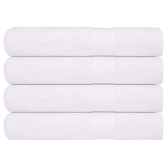 Prosoape de saună, FROGN, 4 buc., alb, 80x200 cm, 360 g/m²