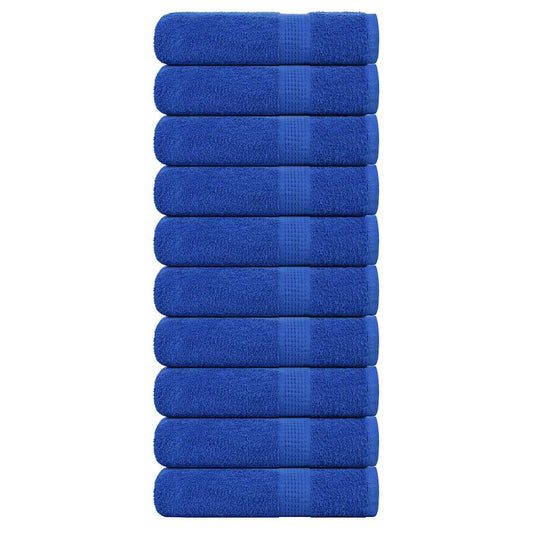 Prosoape de baie, FROGN, 10 buc., albastru, 100x150 cm, 360 g/m²