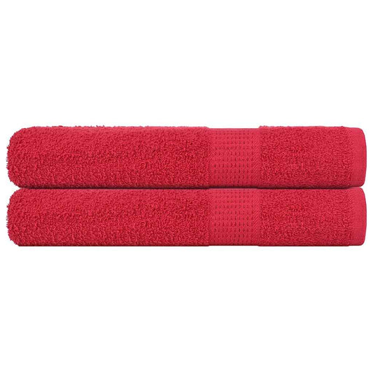 Prosoape de saună, FROGN, 2 buc., roșu, 80x200 cm, 360 g/m²